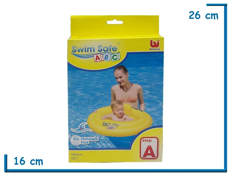 BESTWAY SWIM SAFE ABC ASIENTO TRIPLE ANILLO PARA BEBES